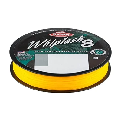Afbeelding van Berkley Whiplash 8 Gevlochten lijn Yellow 0.18mm / 23.2kg (300m)