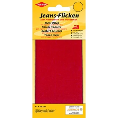 Afbeelding van Kleiber jeans patches, 17 x 15 cm, denimstof, reparatiestukken