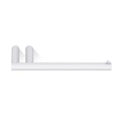 Afbeelding van WC Rolhouder Decor Walther Mikado Enkel Mat Wit