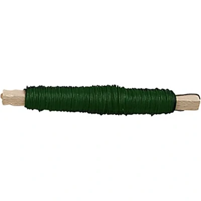 Afbeelding van Bloemendraad, dikte 0,5 mm, groen, 50m