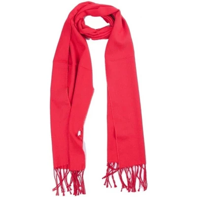 Afbeelding van Sjaal Rood Franjes