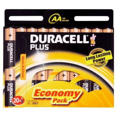 Afbeelding van Duracell Plus alkaline batterij (AA, LR6, 1,5 volt) 20 stuks