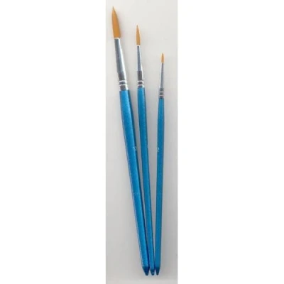 Afbeelding van Penselen set nylon 3x rond 3 ST 12185 8504
