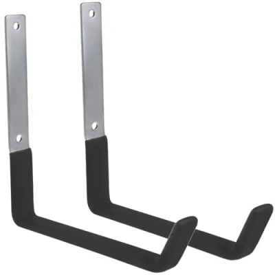 Afbeelding van Maclean Set van 2 stuks Muurbevestiging Ophanghaak staal, max. belasting 5kg, MC 483