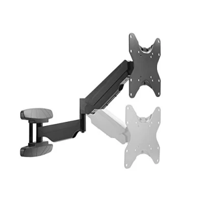 Afbeelding van RICOO tv monitor muurbeugel zwenkbare gasdrukveer voor 23 42 inch, universele beugel S3422, televisiehouder muur, muurbevestiging televisie 32 inch + tot 30 kg, max. VESA 200 x mm