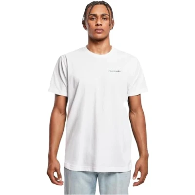 Afbeelding van Mister Tee Dystopia Tshirt print, Heren, Maat: XS, White