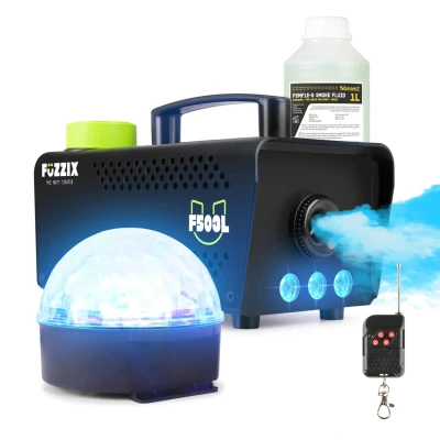 Afbeelding van Partyset met Fuzzix F503L Rookmachine 1L Rookvloeistof en 1x