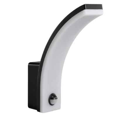 Afbeelding van Maclean LED lamp Buitenlamp Wandlamp PIR bewegingssensor 20W IP65 2000lm 4000K Zwart