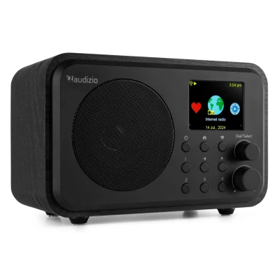Afbeelding van Audizio Vicenza DAB+ en WIFI Radio met Bluetooth Op accu Zwart