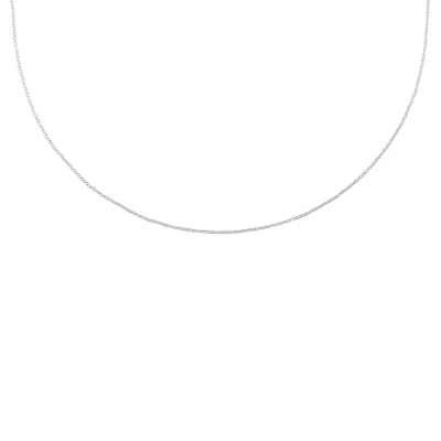 Afbeelding van Lucardi Initials Ketting silvercoloured, Dames, Maat: One Size, Silver coloured