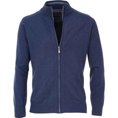 Afbeelding van Casamoda Vest, Heren, Maat: 4XL, Aquadunkelblau