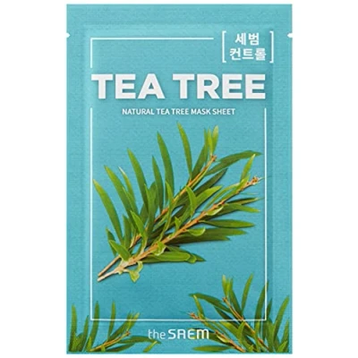 Afbeelding van The Saem, Gezichtsmaskers, Natuurlijk Maskerblad Tea Tree (21 ml)