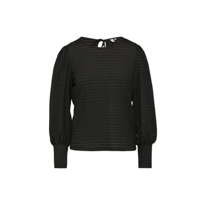 Afbeelding van QS Blouse, Dames, Maat: XS, Schwarz