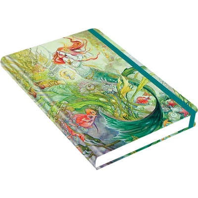 Afbeelding van Peter Pauper Notitieboek Mermaid medium met elastieksluiting