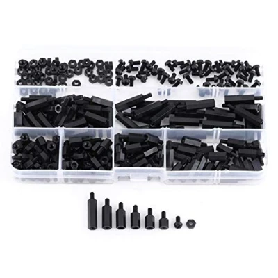 Afbeelding van 250 STKS Nylon Spacer Standoff Man Vrouw Hex Kit Column Schroefdraad Pijler Schroef Assortiment PCB(M2 Male female Standoff)