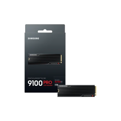 Afbeelding van SAMSUNG 9100 PRO Heatsink 1 TB ssd MZ VAP1T0CW, PCIe Gen 5.0 x4, NVMe 2.0