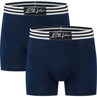 Afbeelding van Paulo Vici Boxershort Heren Onderbroeken 2 pack Navy Blue