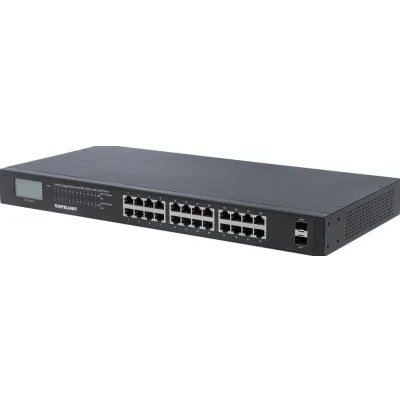 Afbeelding van Intellinet PoE+ Switch 24 Port Gigabit met 2 SFP Ports 370W