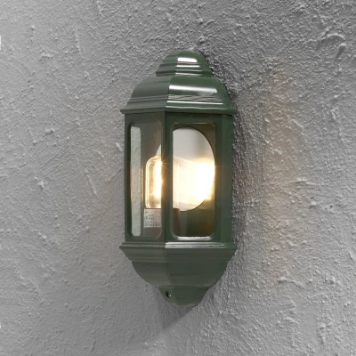 Afbeelding van Konstsmide Cagliari wandlamp flush 36cm 230V E27 groen