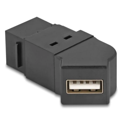 Afbeelding van Delock Keystone Modul USB 2.0 Typ A Einbaubuchse zu Buchse 45 ge