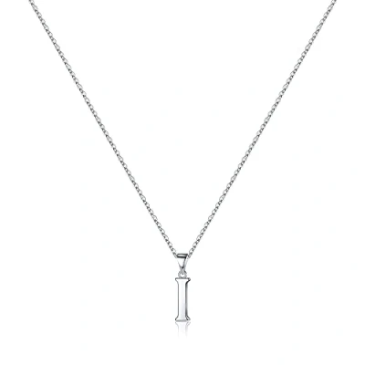 Afbeelding van TINGN halsketting voor dames, 925 sterling zilver, hypoallergene initialen, met letterhanger, S925 zilveren ketting, sieraad, gepersonaliseerd cadeau vrouwen, meisjes, mama
