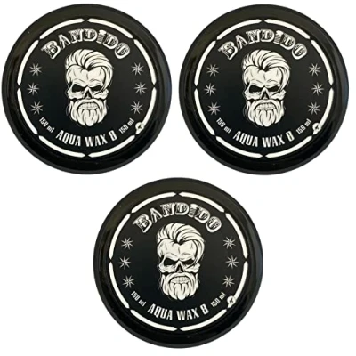 Afbeelding van Bandido Aqua Hard Styling Wax Zwart Maximale Hold Nieuwe REDONE 150ml Gel Pomade