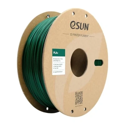 Afbeelding van eSUN PLA+ Filament 1.75mm, 3D Printer PLA Plus, Maatnauwkeurigheid +/ 0.03mm, 1kg Spoel (2.2 LBS) Print voor Printers, Groen