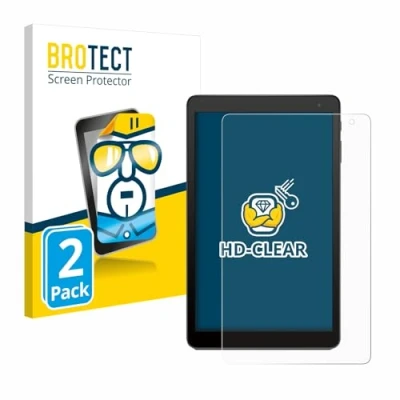 Afbeelding van BROTECT (2 Stuks) Schermbeschermer voor Alcatel 1T 10&quot; 8082 Screen Protector Transparant