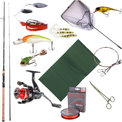 Afbeelding van Ultimate Predator Allround Set Complete 2.40m (10 30g) Vissets