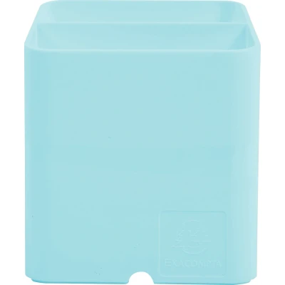 Afbeelding van Exacompta ref. 67763D Doos Met 10 Aquarel PEN CUBE Pennenhouders 2 vakken van verschillende grootte en hoogte Afmetingen: 7,4 x 9,3 cm kleur pastelgroen