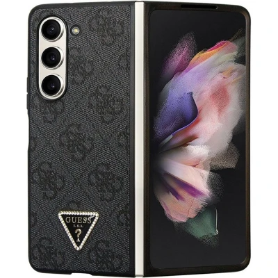 Afbeelding van Guess Triangle Hoesje Galaxy Z Fold5 Zwart