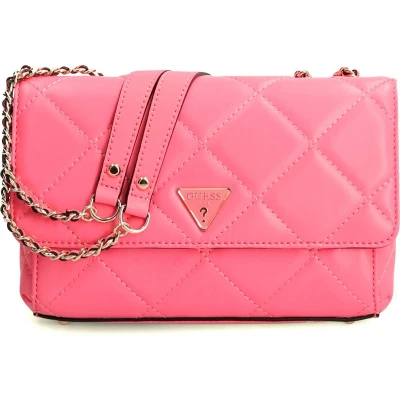 Afbeelding van Guess Cessily Convertible Xbody Schoudertassen Roze
