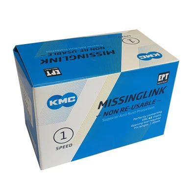 Afbeelding van KMC Sluitschakel MissingLink e1NR EPT zilver single v(40)