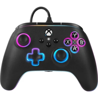 Afbeelding van PowerA Advantage bedrade controller voor de Xbox Series XS met Lumectra Zwart