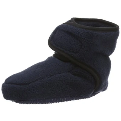 Afbeelding van Babyslofje Klitteband Donker blauw maat 18/19