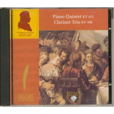 Afbeelding van Mozart: Piano Quintet KV 452; Clarinet Trio 498