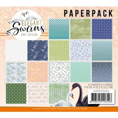 Afbeelding van Paperpack Amy Design Elegant Swans