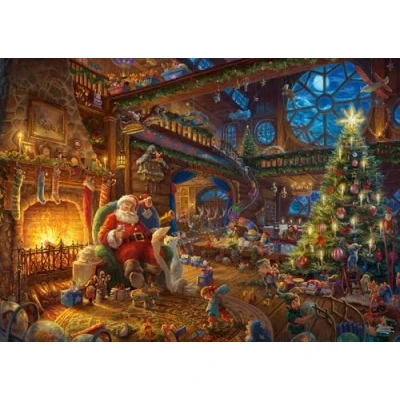 Afbeelding van Schmidt Santa Claus and his elves, 1000 stukjes Puzzel 12+