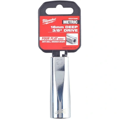 Afbeelding van Milwaukee Accessoires 3/8 Ratel Dop , Metrisch Lang 16MM 4932478360