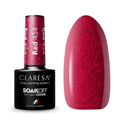 Afbeelding van CLARESA gellak ROOD 434 5g