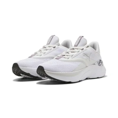 Afbeelding van PUMA Dames Softride Mayve Mystic WNS Road Running Schoen, Veer Grijs Zwart Lila Crush Pruim Jam, 38.5 EU