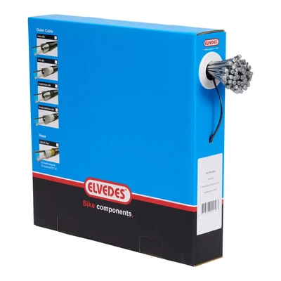 Afbeelding van Elvedes Rem binnenkabel 2000mm RVS ø1,5mm V nippel (100 stuks)