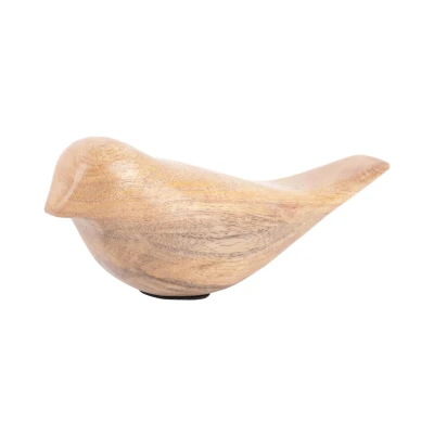 Afbeelding van Present Time Statue vogel 10x21cm mango hout