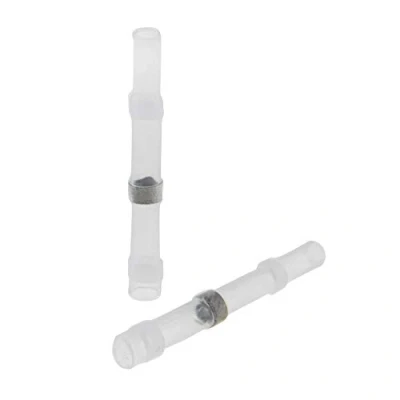 Afbeelding van SeKi 313727 wit 10 x soldeerverbinders 0,25 0,35 mm warmkrimpkous stootverbinders