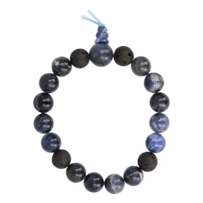 Afbeelding van Ruben Robijn Sodaliet powerbead mannen armband