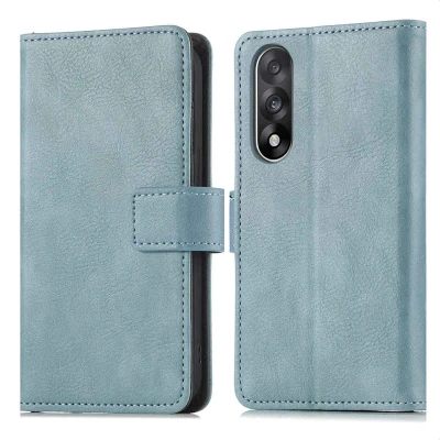 Afbeelding van imoshion Hoesje Geschikt voor OnePlus Nord 5 Luxe Bookcase Lichtblauw