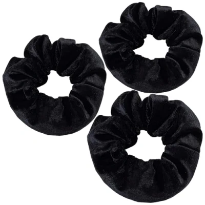 Afbeelding van Evergreen Labs Secret Scrunchies Haarelastiek met geldverstopping en verborgen kluis, reisgadgets voor vrouwen, geheime verstoppingen waardevolle spullen, haarelastiekjes ritssluiting, 3