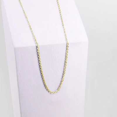 Afbeelding van Ponytail &amp; Co Ketting platte ovaal schakel