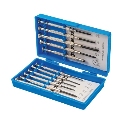 Afbeelding van Silverline 11 delige juweliers schroevendraaier set