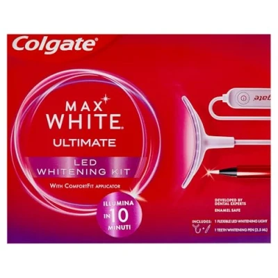 Afbeelding van Colgate Max White Ultimate Led Tanden Bleek set 1